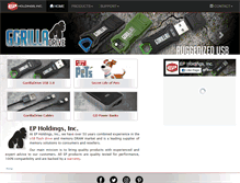 Tablet Screenshot of epholdingsinc.com